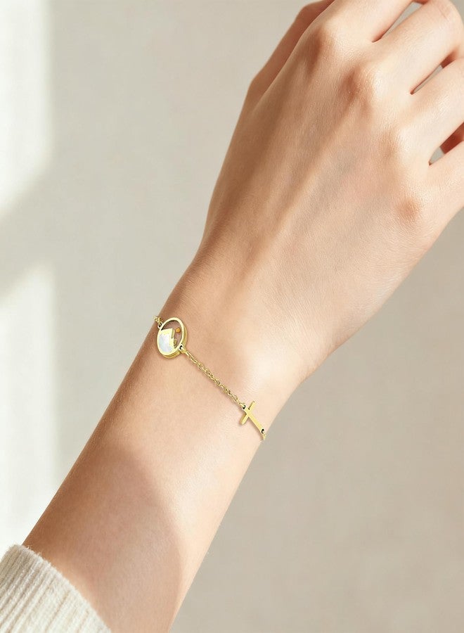 Sereney Mustard Seed Bracelet,Faith Cross Christian Bracelet for Women as Baptism Gifts for Girl,Mustard Seed Jewelry Confirmation Gifts for Teen Girls as Religious Christmas Christian Gift for Women - Image 3